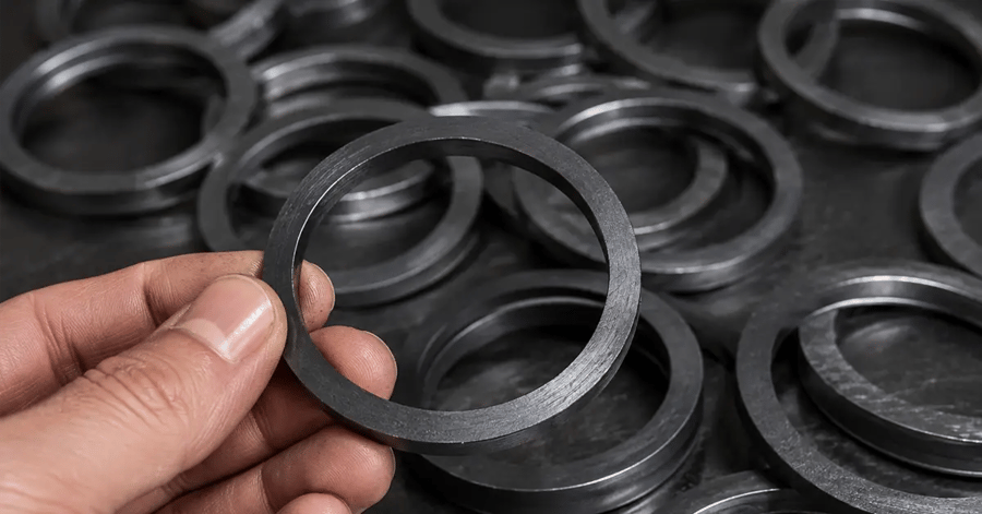 Carbon graphite ring seals